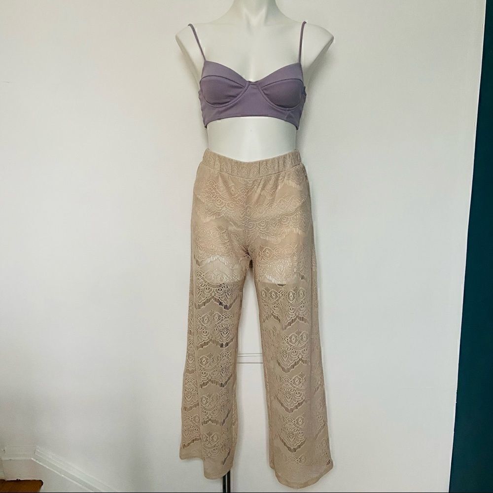 Kirra Lace Crochet Boho Beach Pants